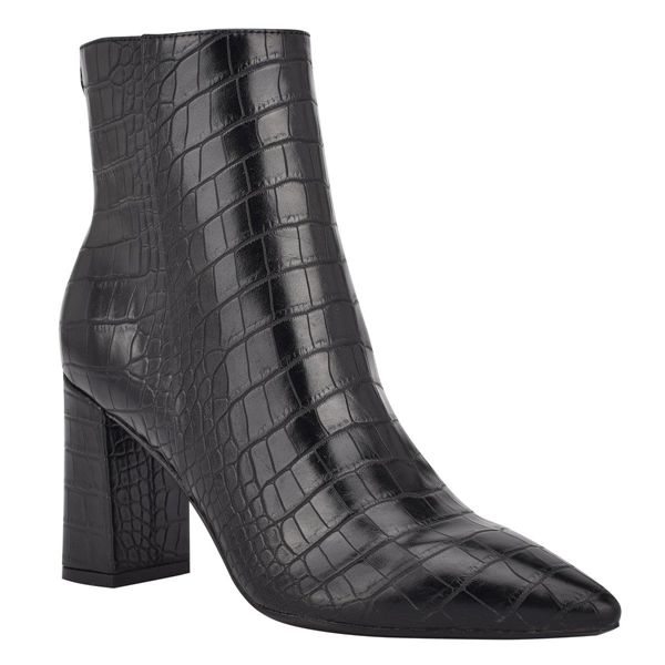 Nine West Cacey 9x9 Heeled Black Ankle Boots | Ireland 27N07-4Z78
